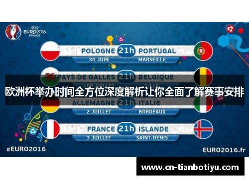 欧洲杯举办时间全方位深度解析让你全面了解赛事安排